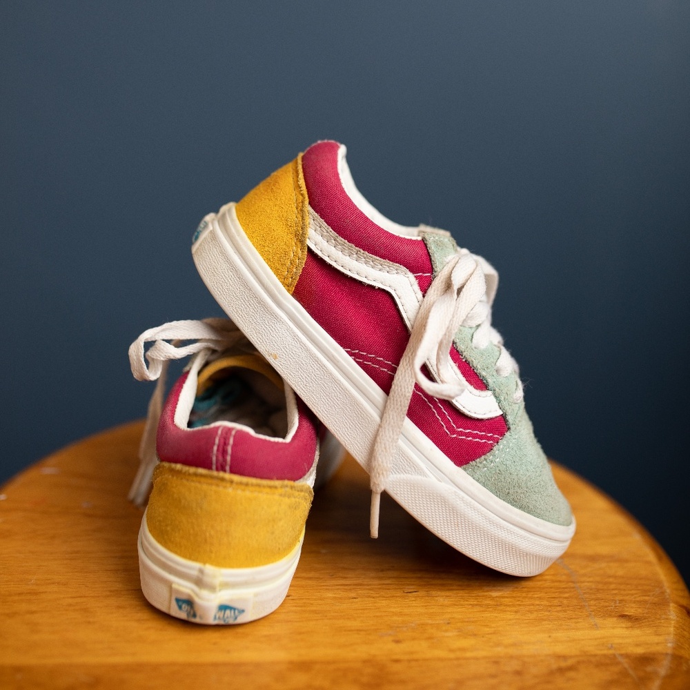 2/$20-VANS Color block sneakers